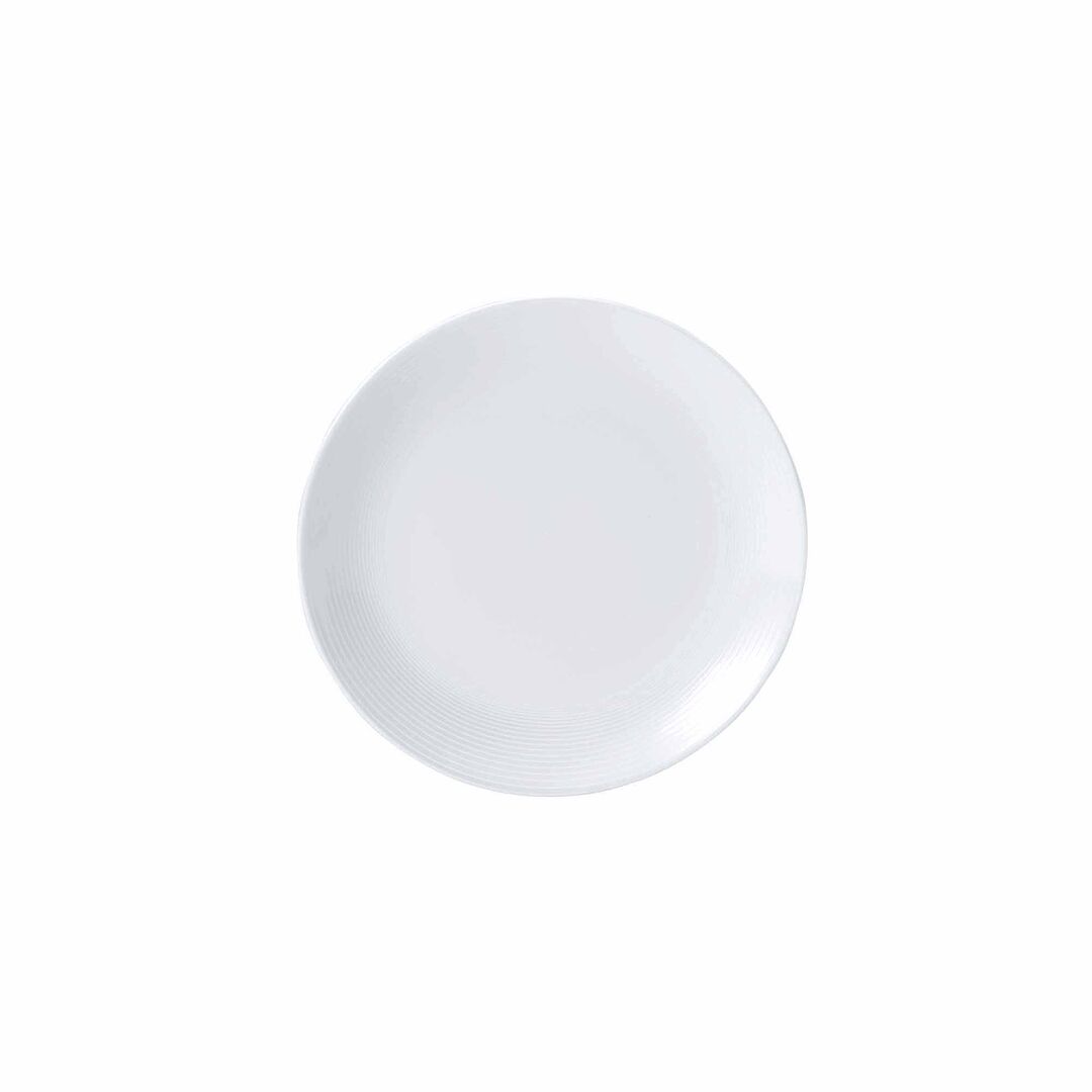 Spiro Coupe Plate 16.5cm (6 1/2"") Ceramic Plate Set Bar Tableware Pack of 12