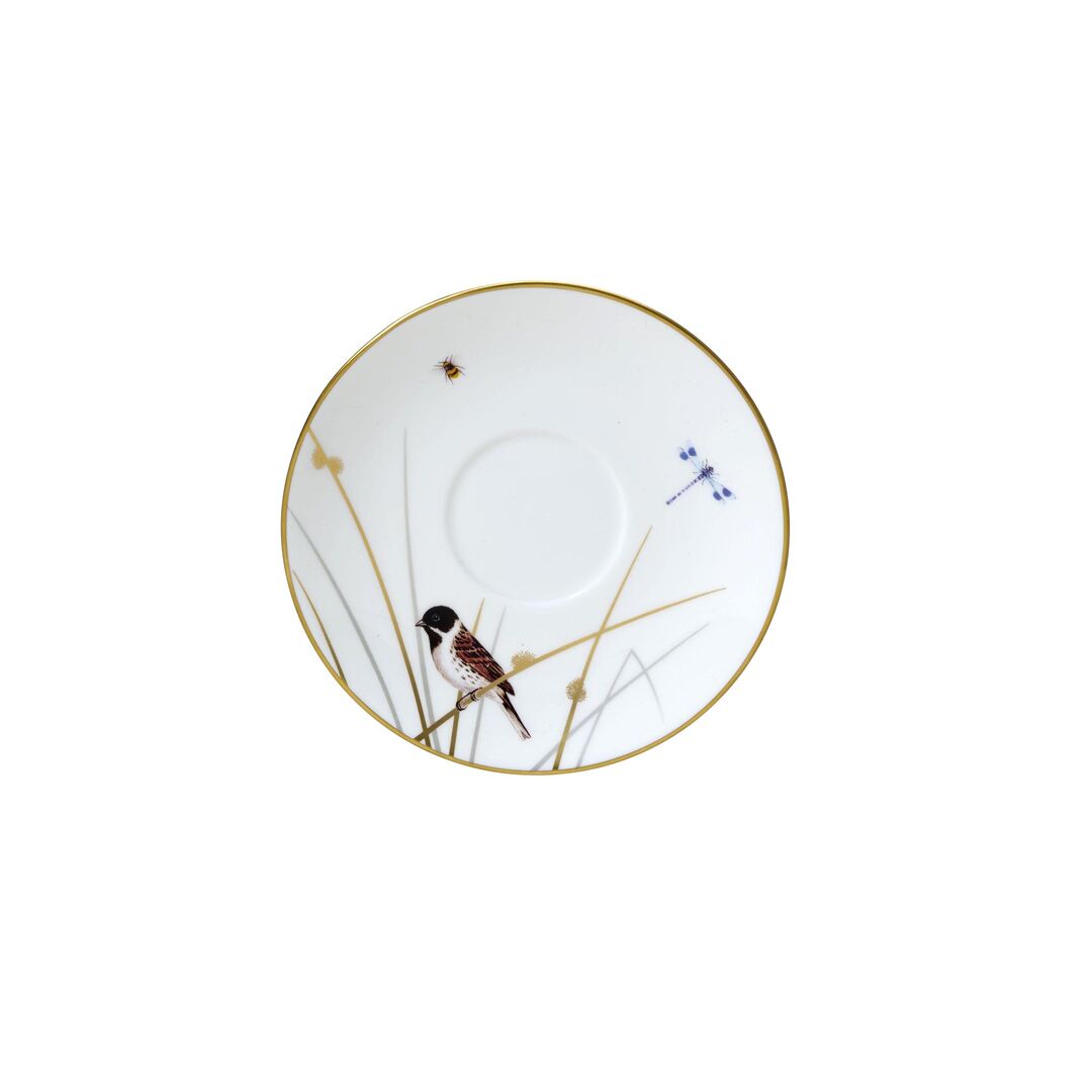 Reed Classic Tea Saucer/Soup Stand 16cm Ceramic Saucer Tableware Pack of 12