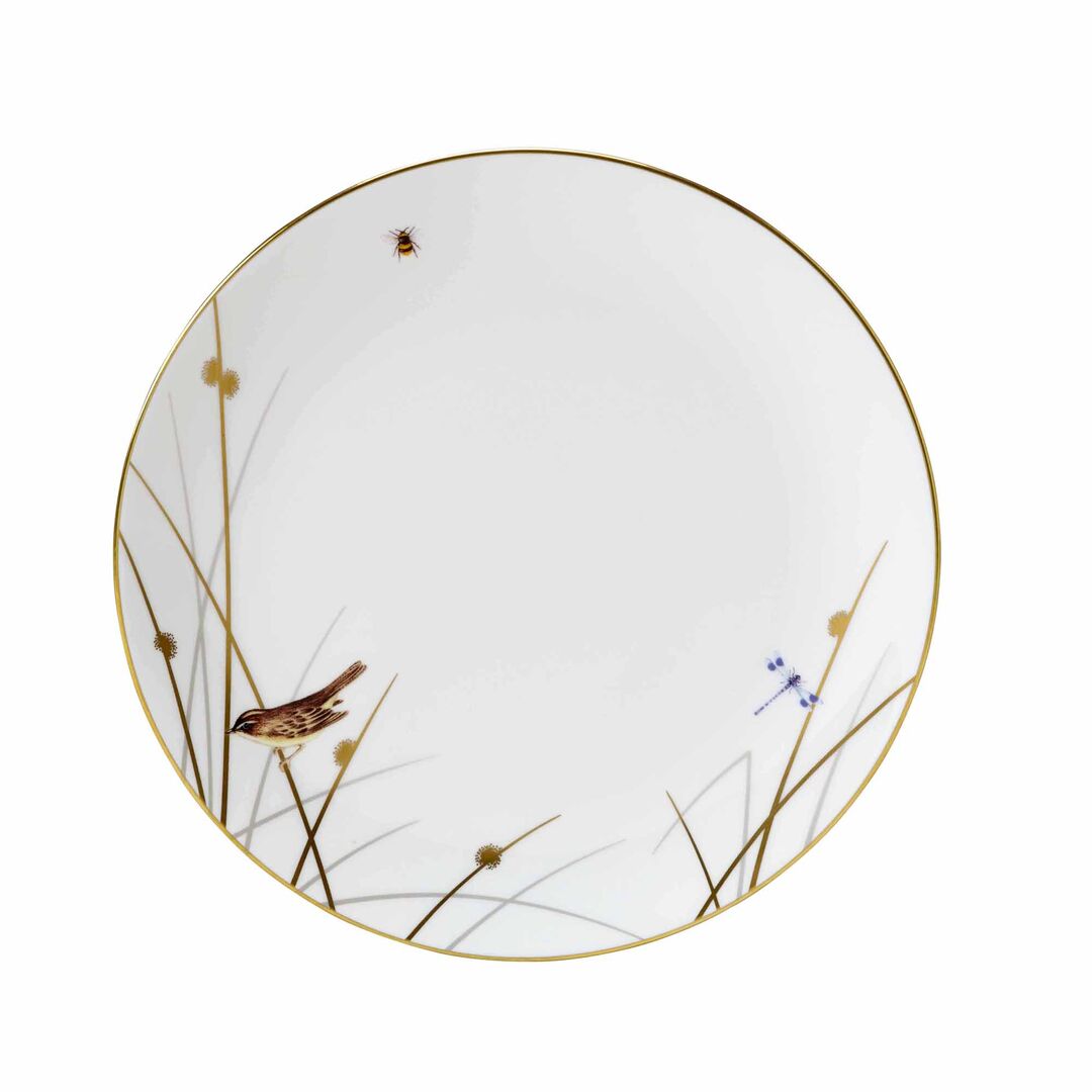 Reed Coupe Plate 27cm (10 1/2"") Ceramic Plates Set Bar Tableware Pack of 12
