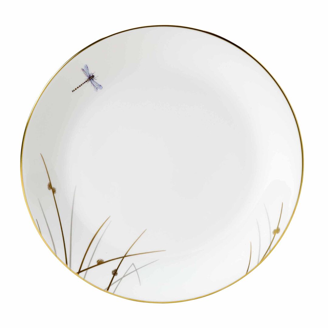 Reed Coupe Plate 30cm (11 3/4"") Ceramic Tableware Serving Plate Set Pack of 6