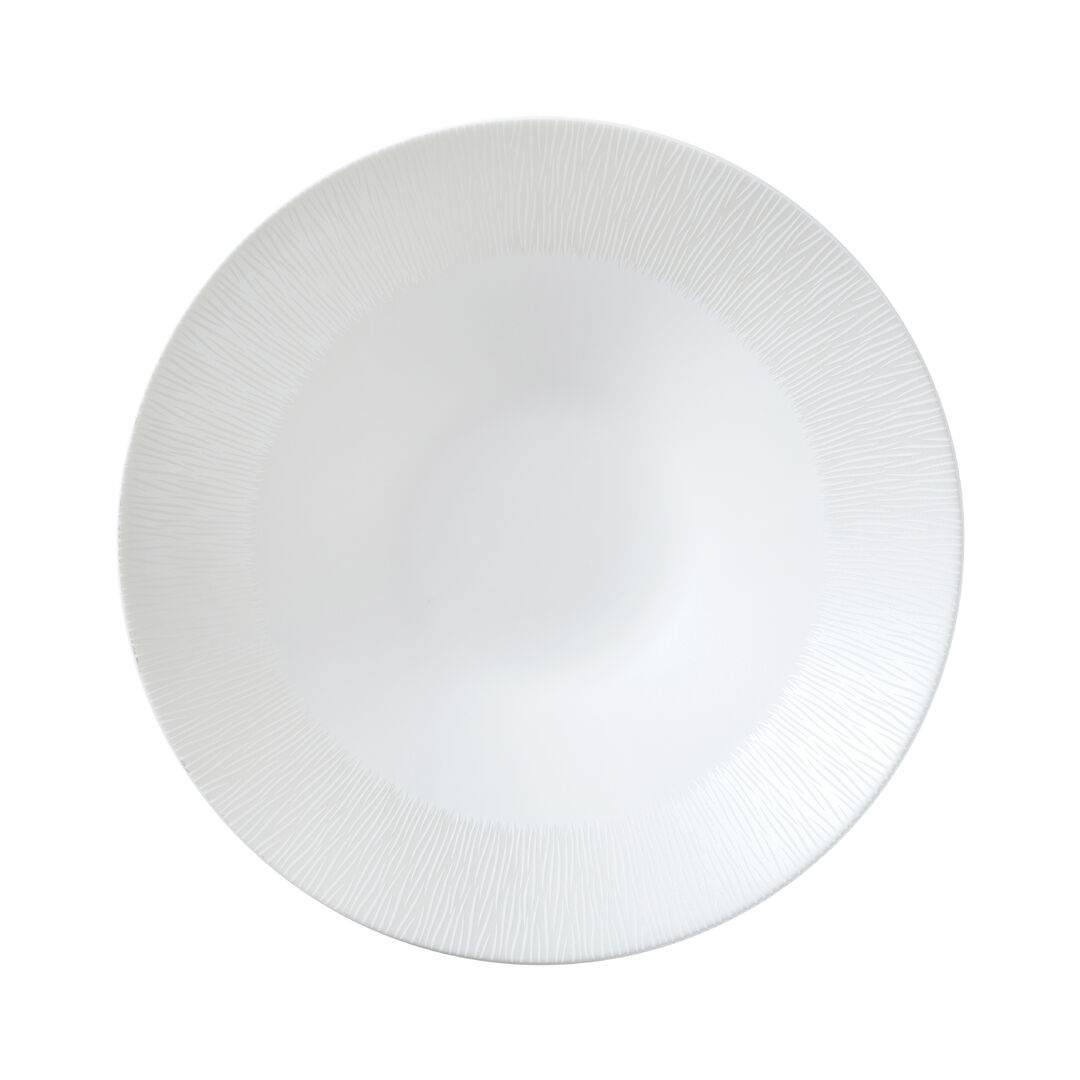 Flame Snipe Bowl 27.5 x 6cm Ceramic Bowl Set Home & Hotel Tableware Pack of 6