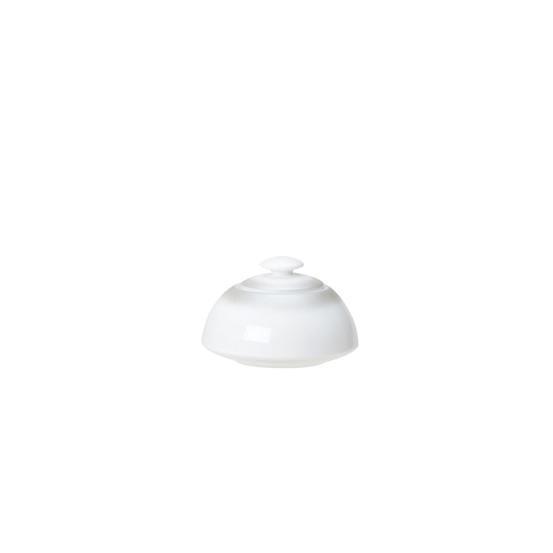 Frost Misc Covered Sugar 5cm 18cl Ceramic Sugar Pot Lid Tableware Pack of 6