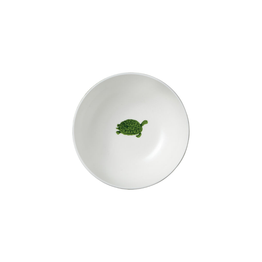 Sultan's Garden Green Coupe Bowl 14.5cm 35cl Ceramic Bowl Tableware Pack of 12