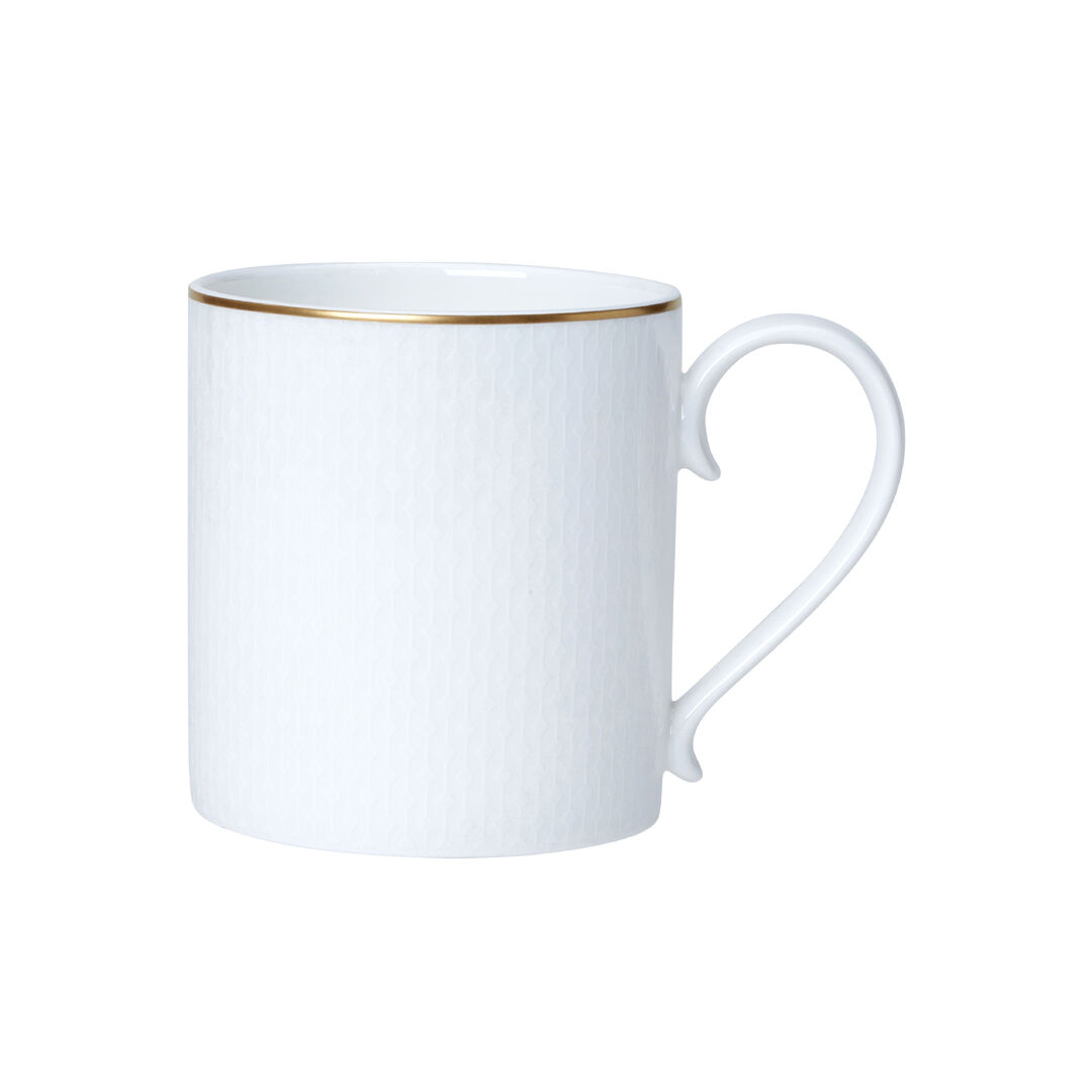 Ceramic Mug Diamond White Coupe Mug 9cm 35cl Tableware Home Bars Pack Of 12
