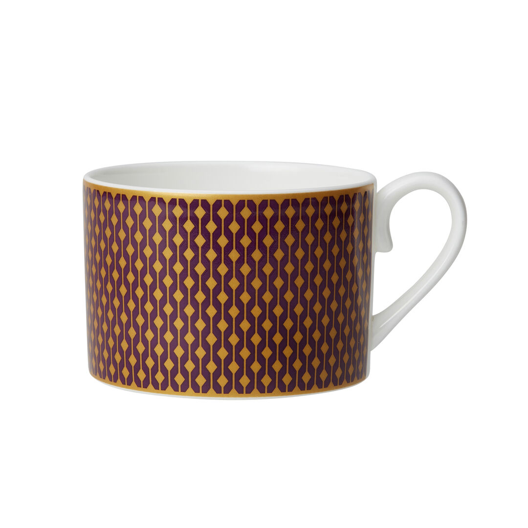 Jewel Amethyst Coupe Tea Can Cup 6cm 20cl Ceramic Cup Tableware Pack of 12