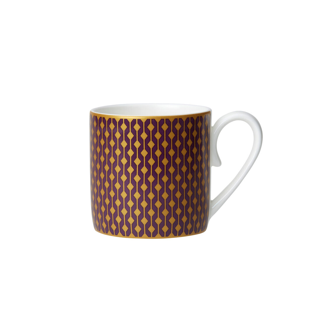 Jewel Amethyst Coupe Coffee Can Cup 6cm 10cl Ceramic Cup Tableware Pack of 12