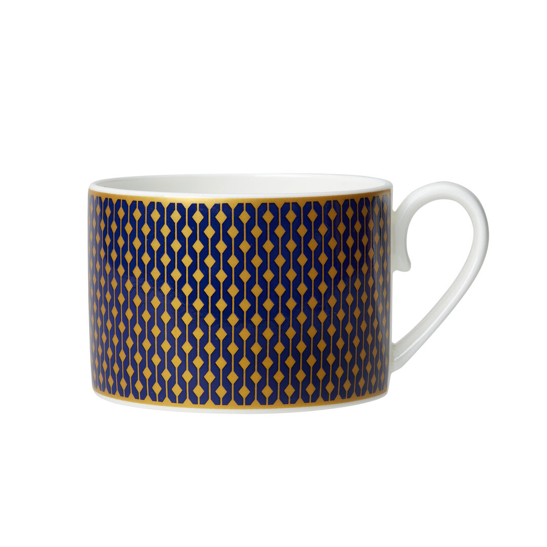 Jewel Cobalt Coupe Tea Can Cup 6cm 20cl Ceramic Cup Set Tableware Pack of 12
