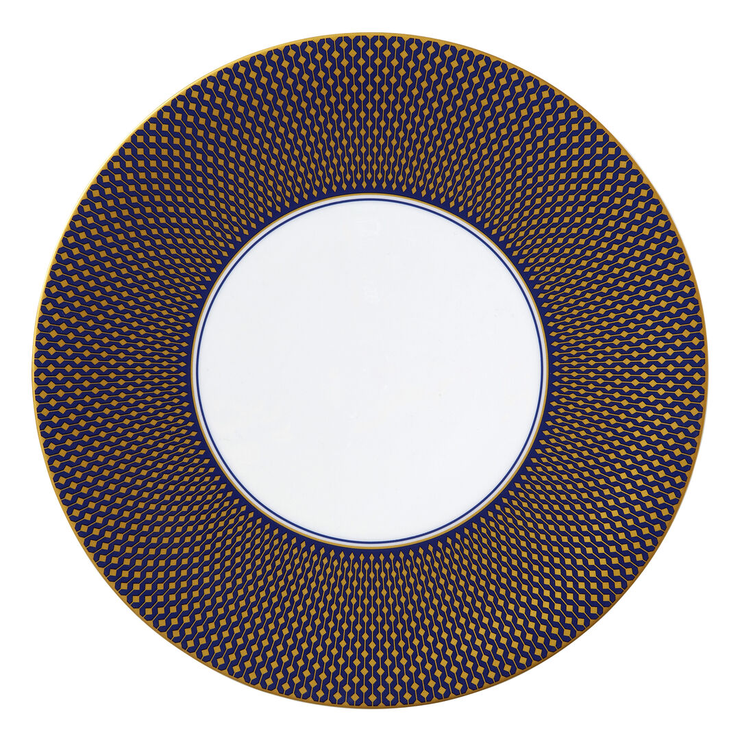 Jewel Cobalt Snipe Plate 31cm Ceramic Serving Food Plate Tableware Pack of 6