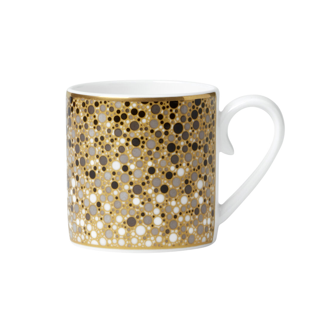 Fizz Coupe Coffee Can Cup 6cm 10cl Ceramic Cup Set Home Tableware Pack of 12