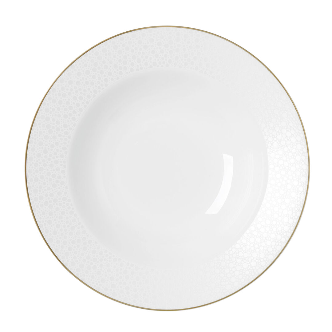 Fizz Classic Large Rim Bowl 28cm 60cl Ceramic Bowl Set Tableware Pack of 6