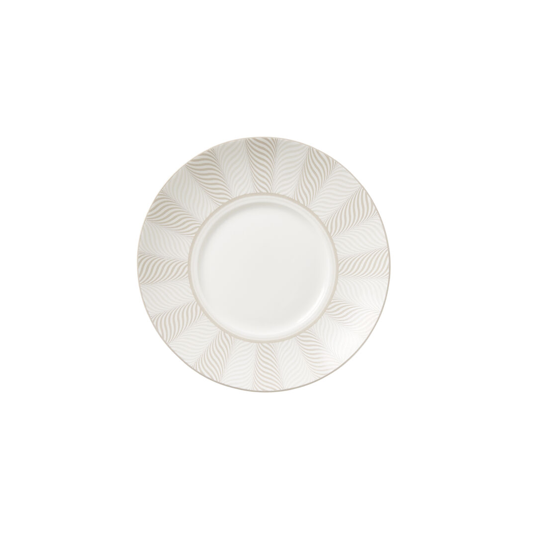 Bakewell Taupe Coupe Saucer 16cm (6 1/3"") Fits AND0112 Ceramic Set Pack of 12