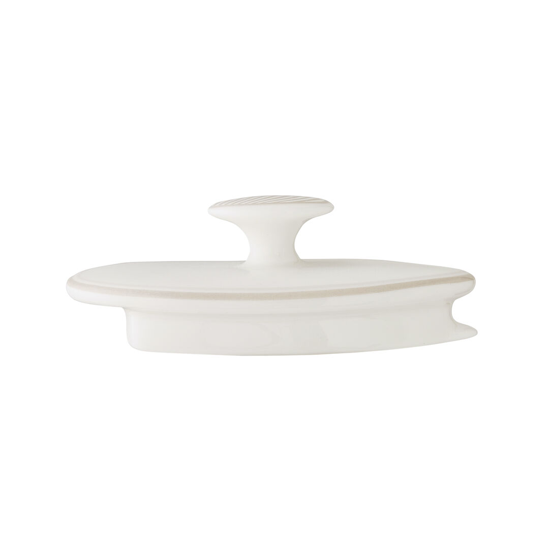 Ceramic Bakewell Taupe 2 Cup Oval Teapot Lid Fits AND0337 Tableware Pack of 6