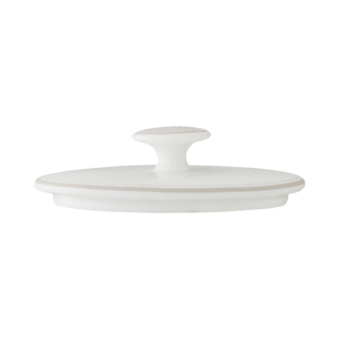 Bakewell Taupe Coupe Oval Covered Sugar Lid Fits AND0335 Tableware Pack of 12