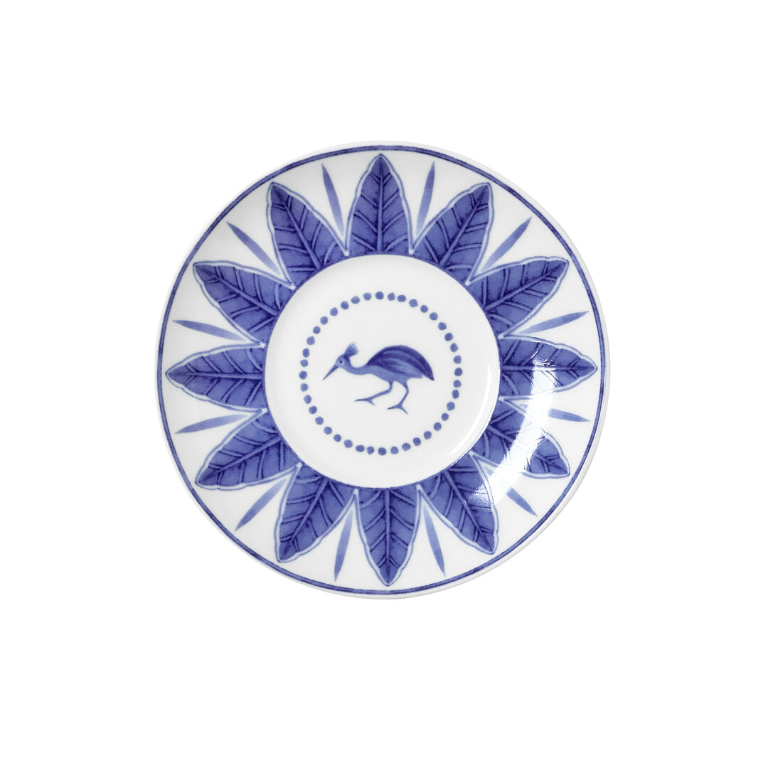 Sultan's Garden Blue Coupe Espresso Saucer 12cm Fits AND0112 Ceramic Pack of 12