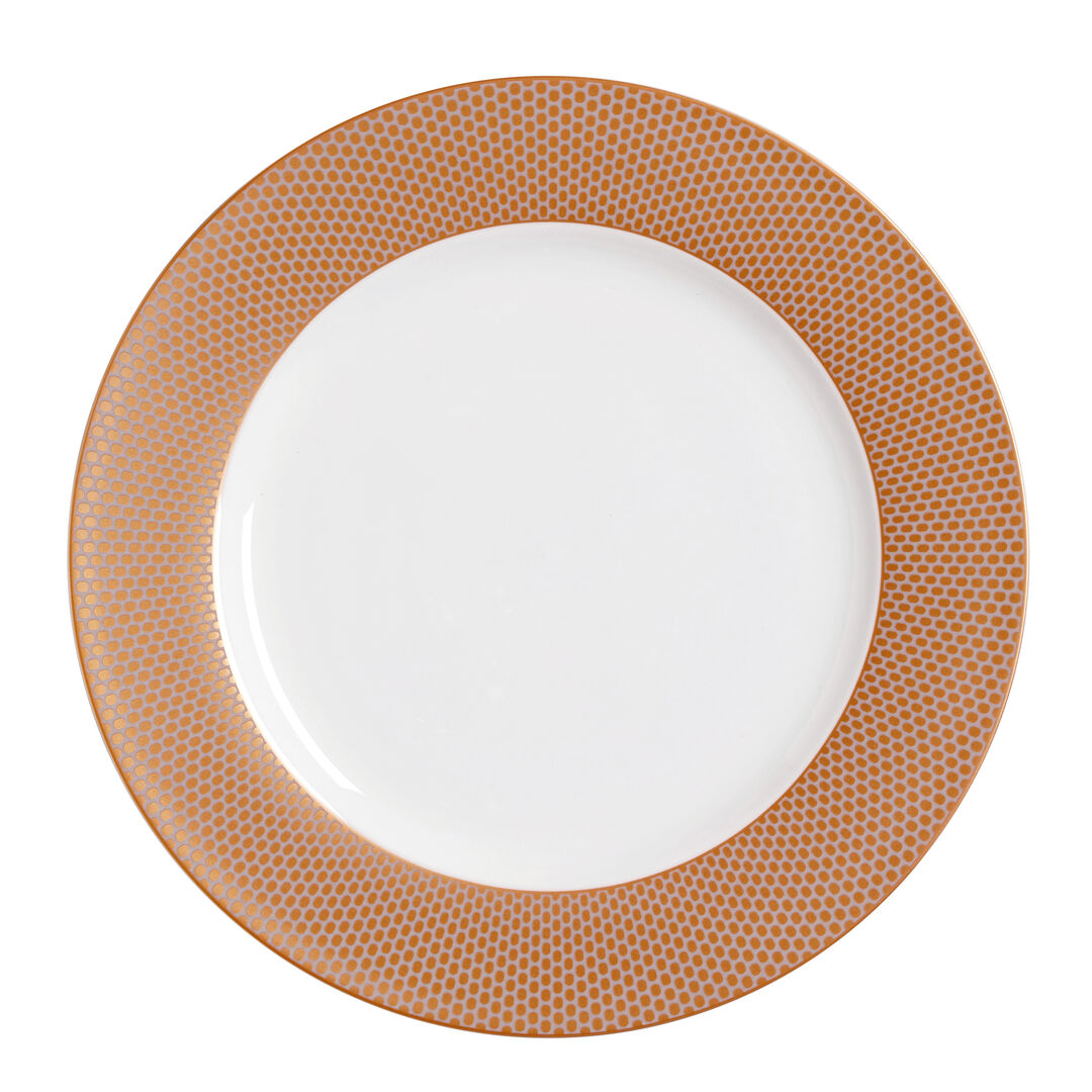 Quanta Copper & Grey Classic Plate 30cm Ceramic Food Plate Tableware Pack of 12