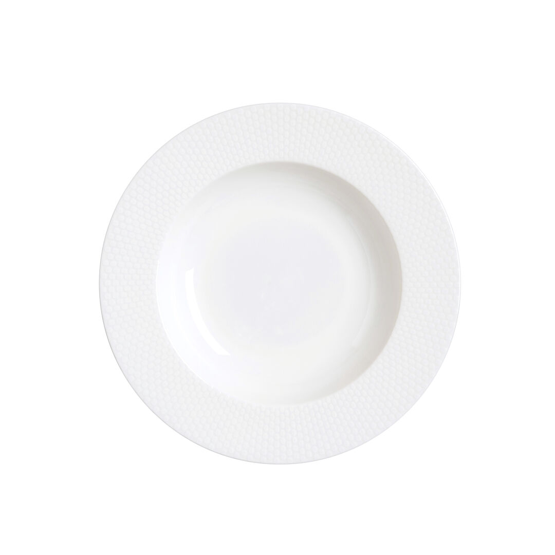 Quanta Classic Rim Bowl 22cm 22.5cl Ceramic Bowl Tableware Bar Home Pack of 12
