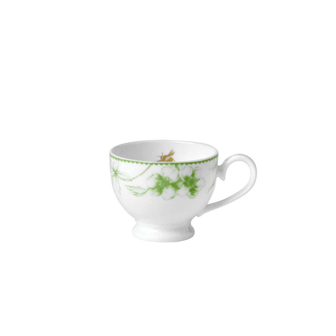 Hive Green Classic Footed Espresso Cup 5.6cm 9cl Ceramic Tableware Pack of 12