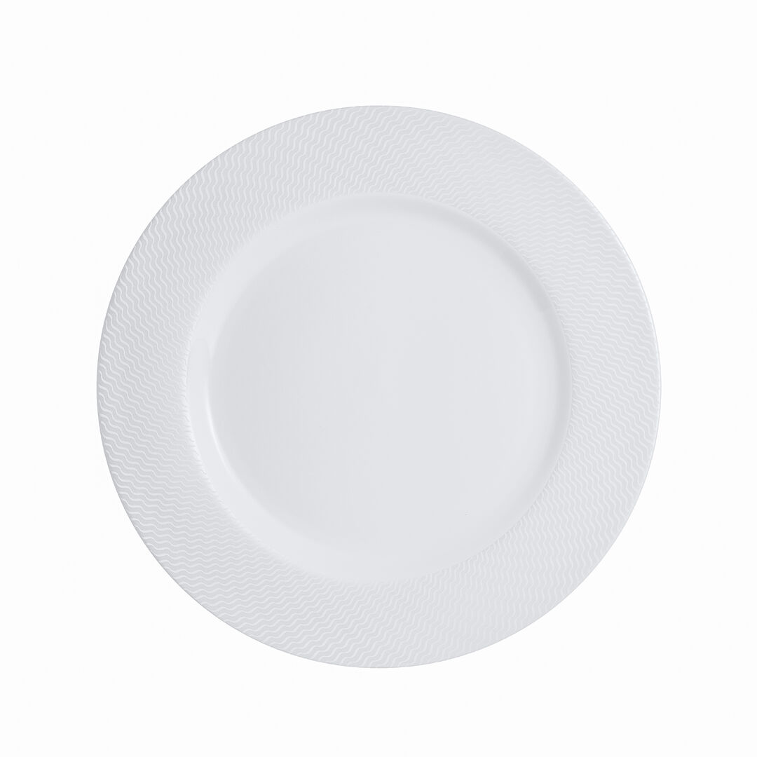 Lahari Classic Plate 27.5cm Ceramic Serving Food Plate Set Tableware Pack of 12