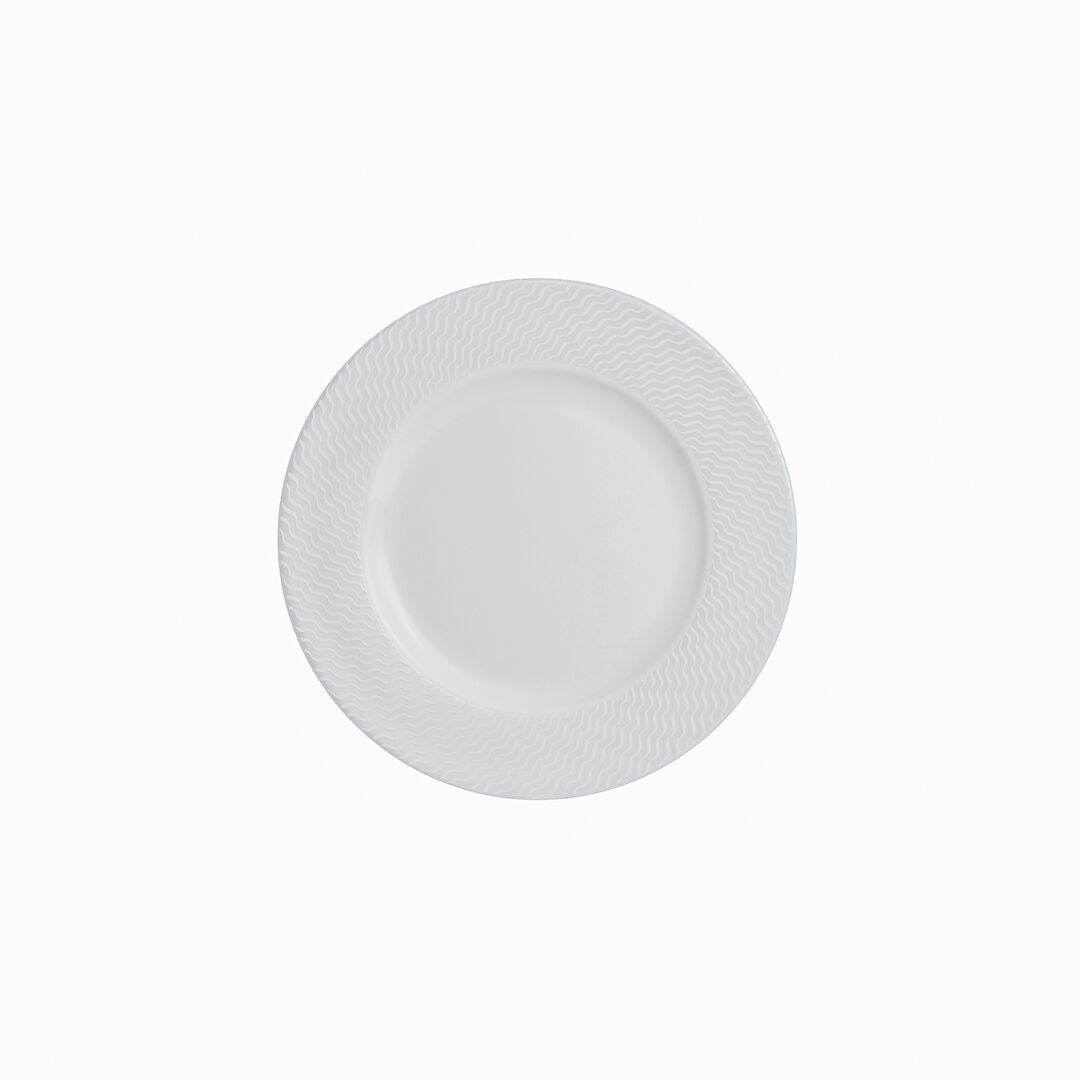 Lahari Classic Plate 16.8cm Ceramic Serving Plate Set Tableware Pack of 12
