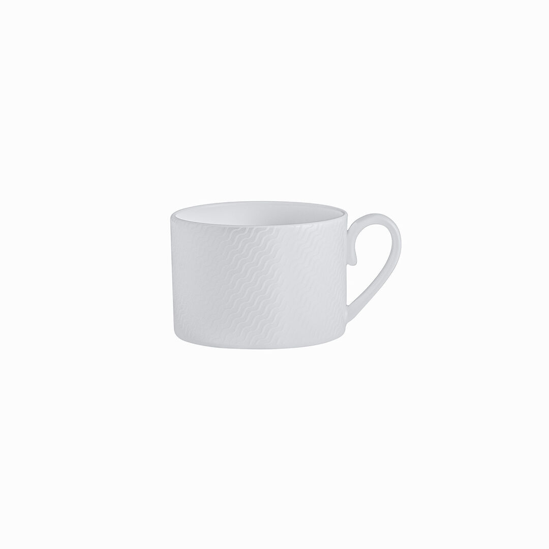Lahari Tea Can Cup 6cm 20cl Ceramic Drinking Cup Set Home Tableware Pack of 12