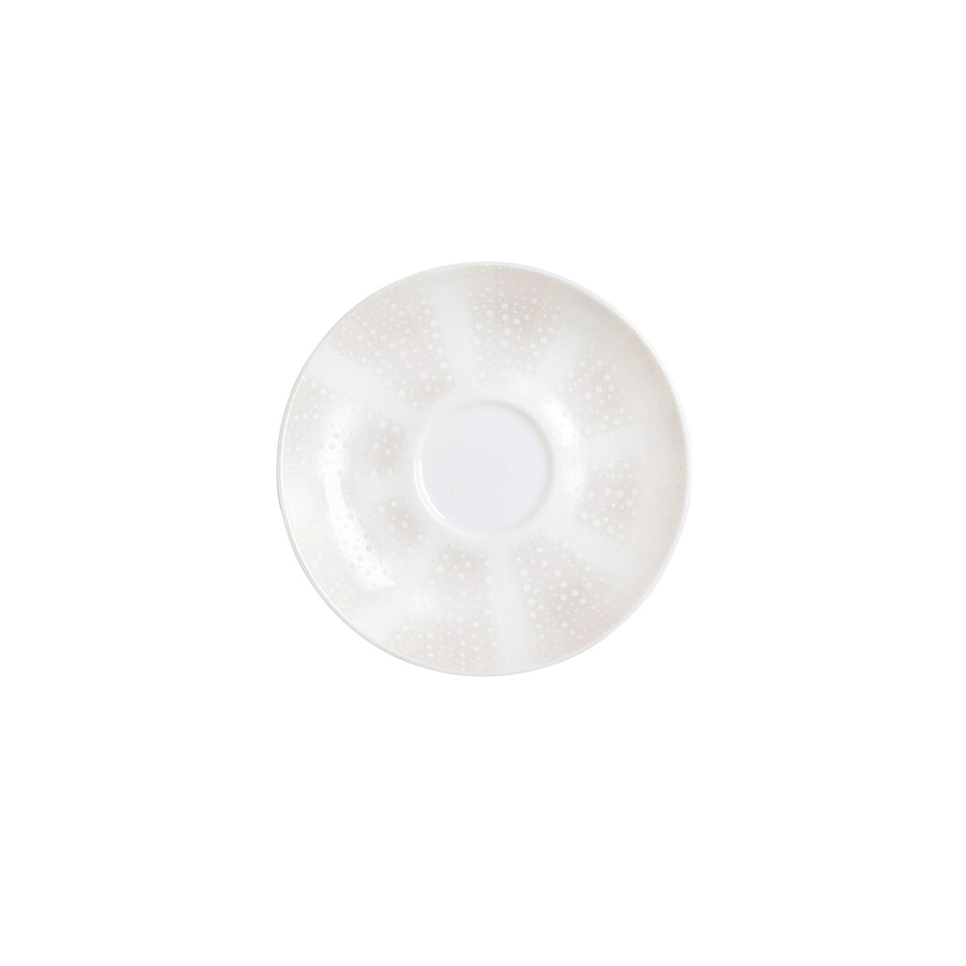 Quill Coupe Tea Saucer Low 15cm (6"") Ceramic Saucer Plate Tableware Pack of 12