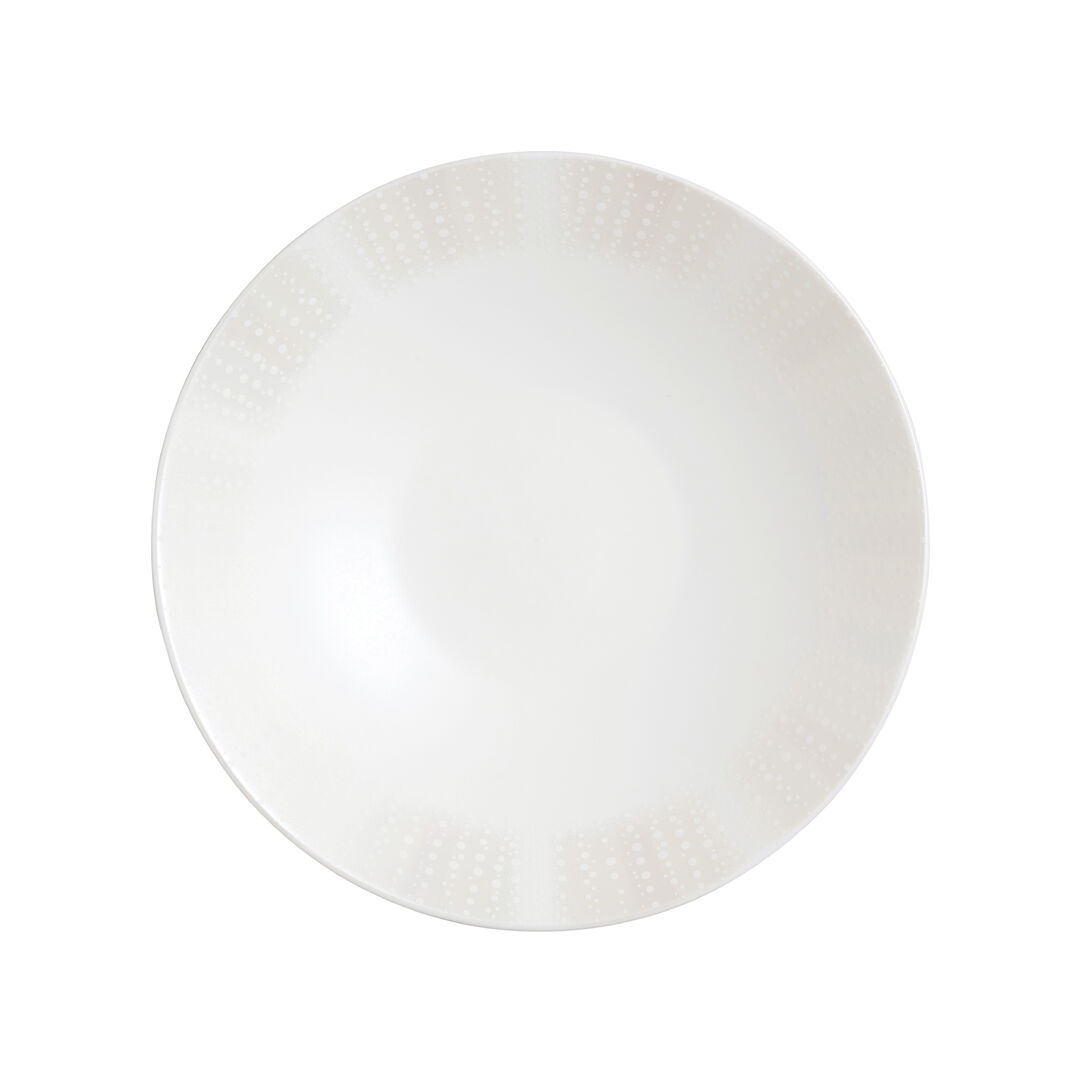 Quill Coupe Bowl 24cm 59.7cl White Ceramic Bowls Home Tableware Pack of 12