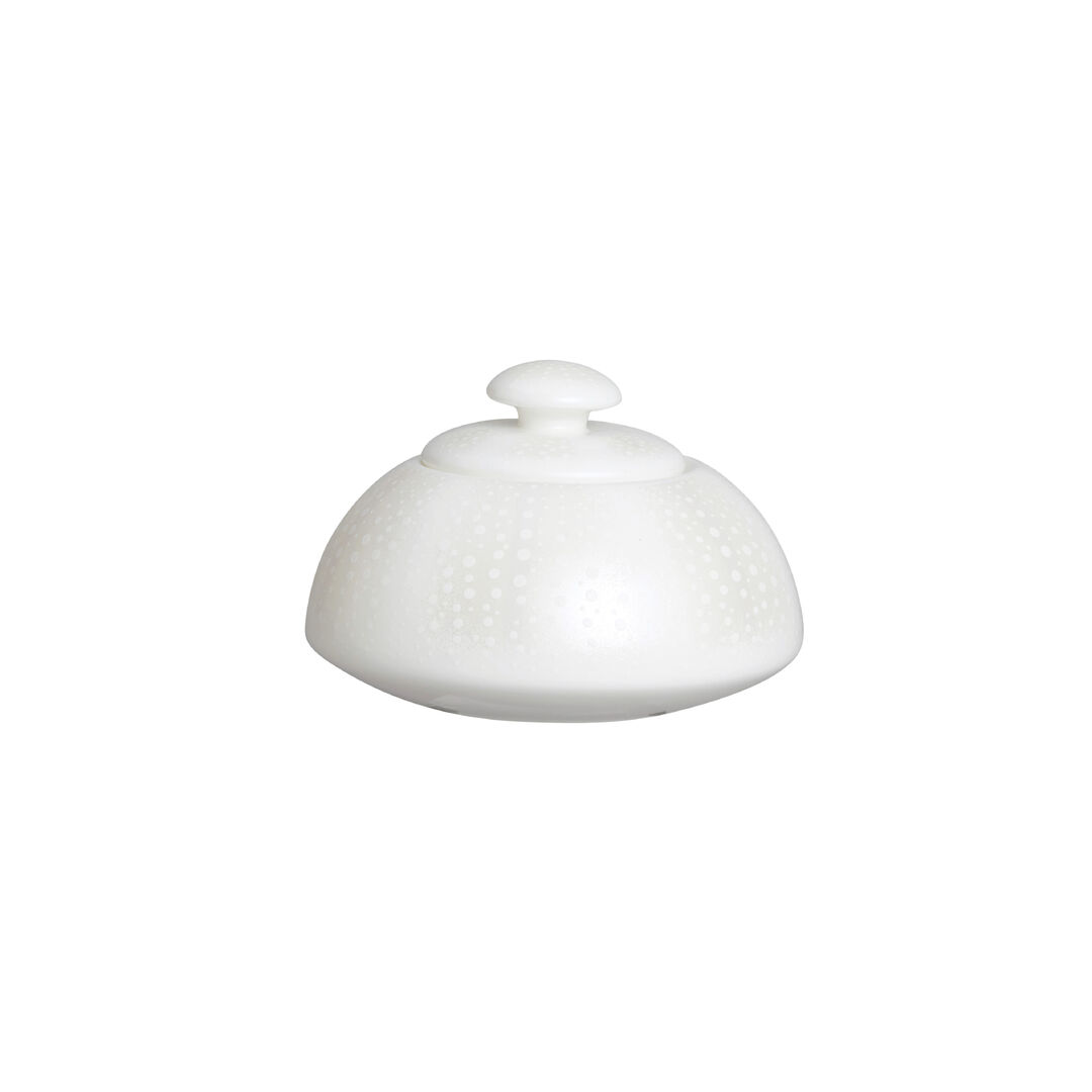Quill Misc Covered Sugar 5cm 18cl Ceramic Sugar Pot Lid Set Tableware Pack of 6