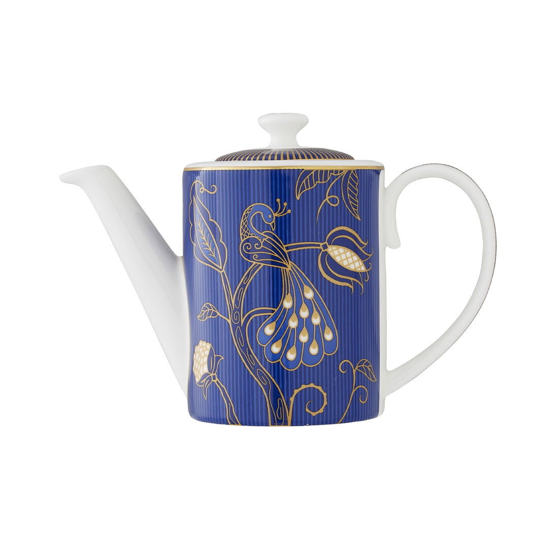 Makira Connoisseur Beverage Pot Bone China Ceramic Serving Drinks Pot Pack of 6