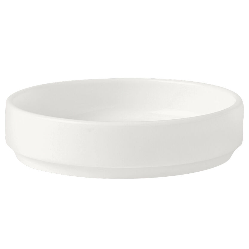 Monaco White Stacking Tray 7.5cm (3"") Ceramic Tray Set Bar Tableware Pack of 12
