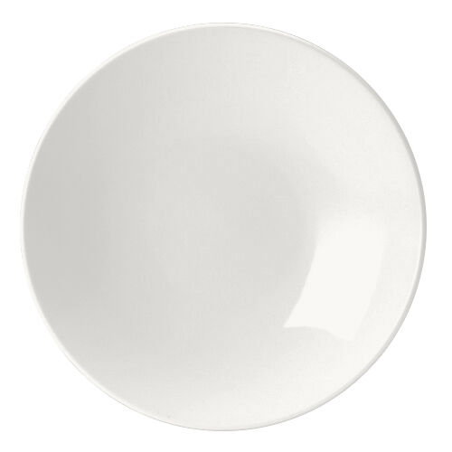 Monaco White Contour Bowl 30cm 175cl Ceramic Bowl Set Home Tableware Pack of 6