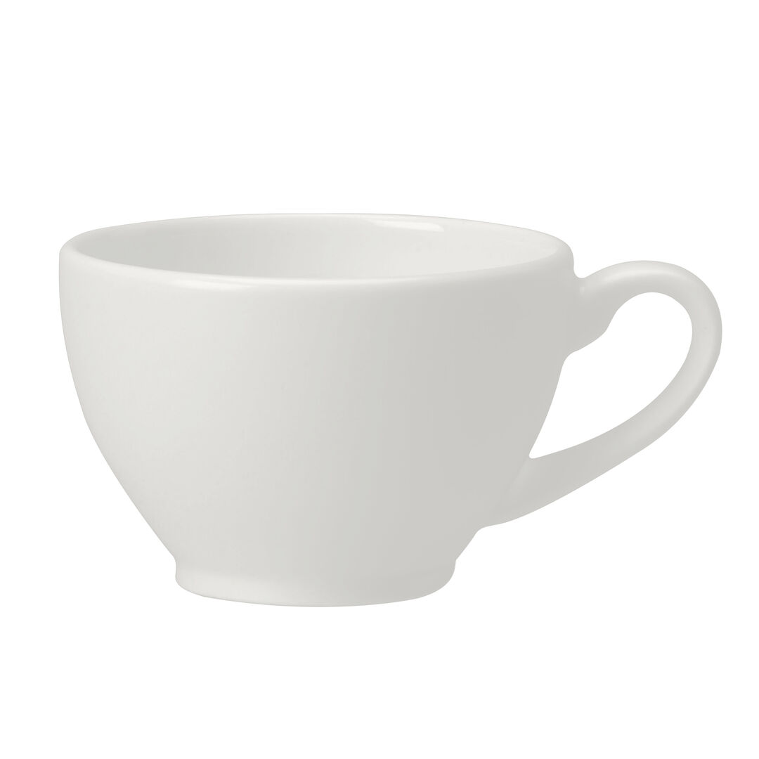 Monaco White Fine Cup 8.5cl (3oz) Ceramic Drinking Cup Tableware Pack of 36