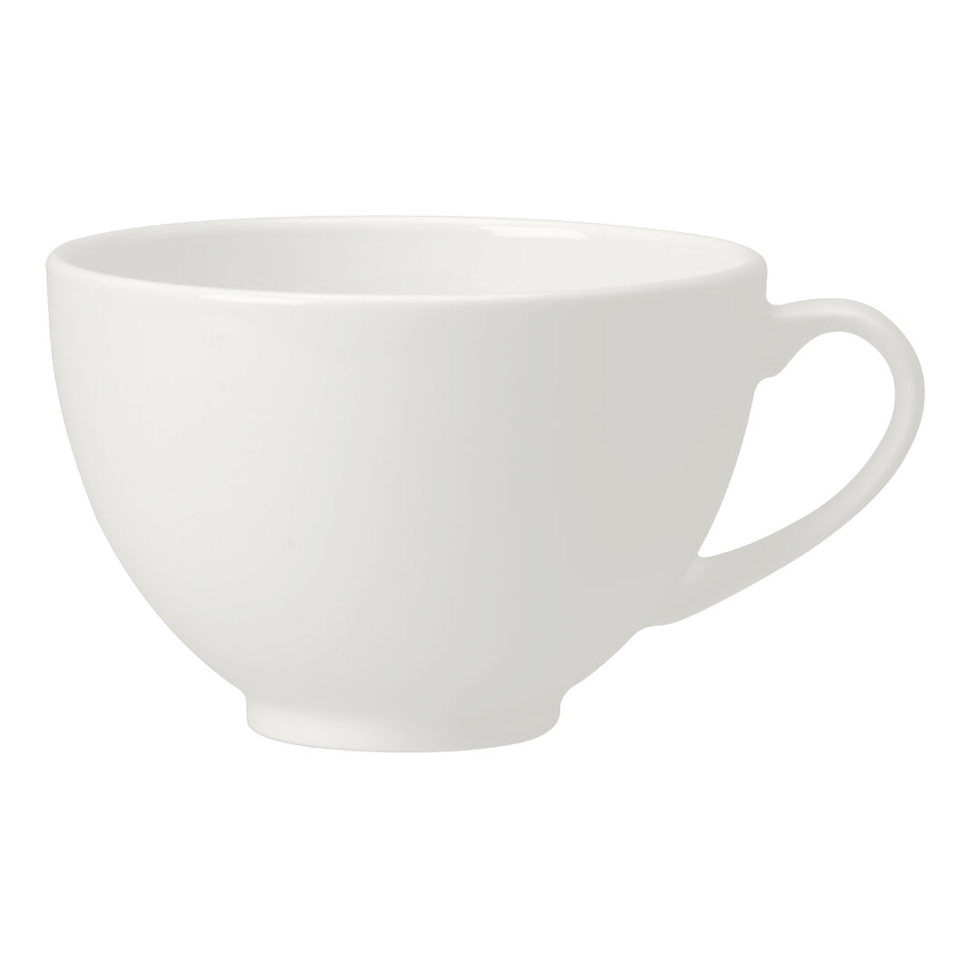 Monaco White Fine Cup 34cl (12oz) Ceramic Drinking Cup Tableware Pack of 36