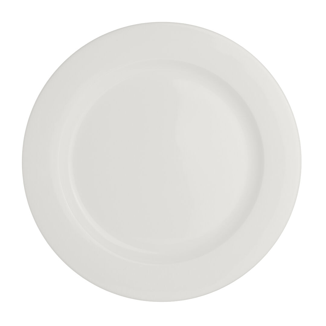 Monaco White Flat Rim Plate 16cm (6 1/4"") Ceramic Plate Tableware Pack of 36