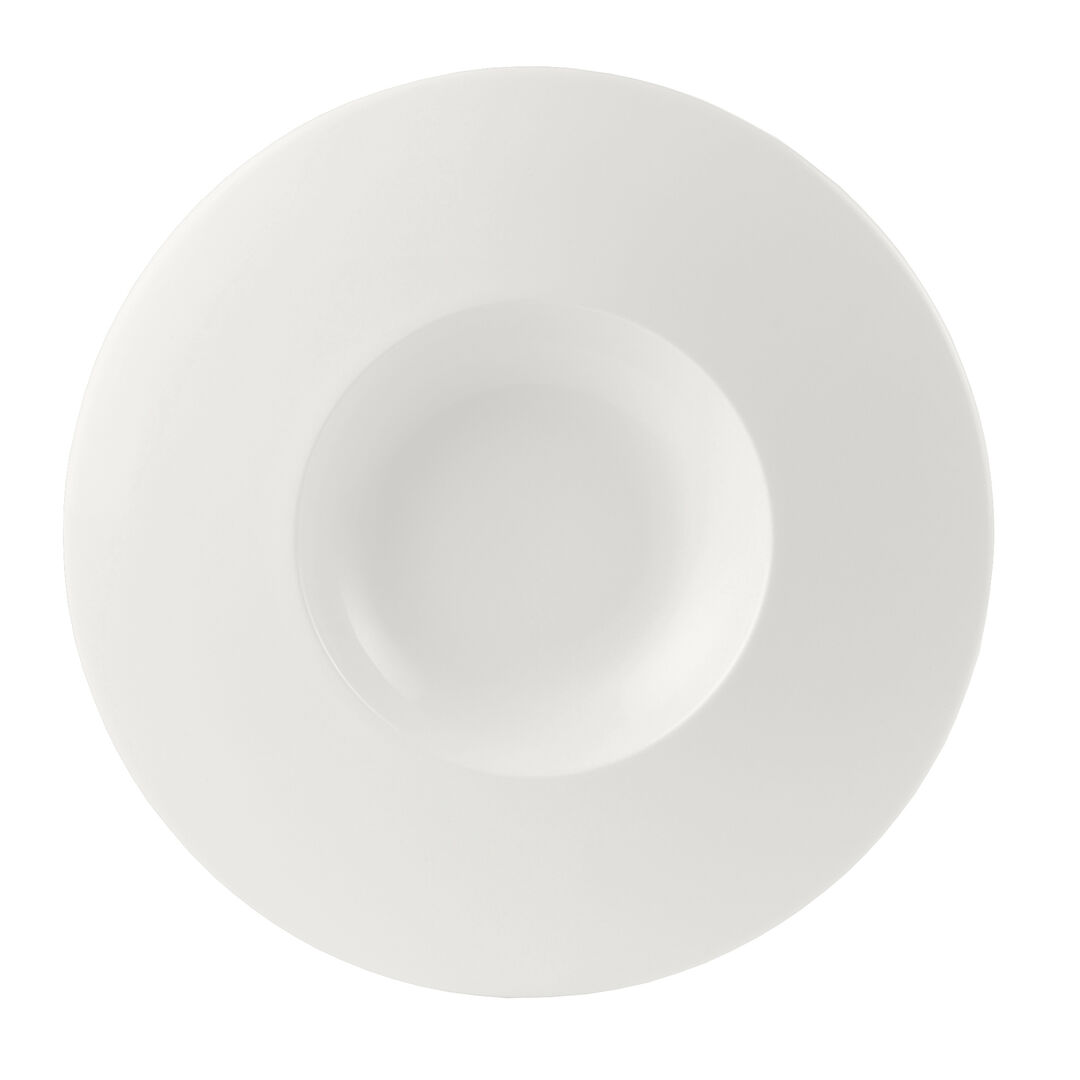 Monaco White Float Medium Well 30.5cm 32.75cl Ceramic Set Tableware Pack of 6