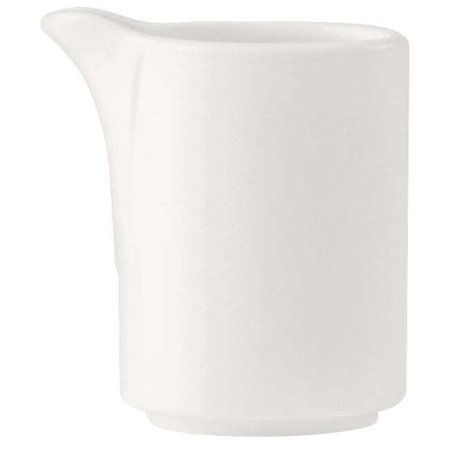 Monaco White Vogue Jug 7cl (2 1/2oz) Ceramic Tableware Serving Jug Pack of 12