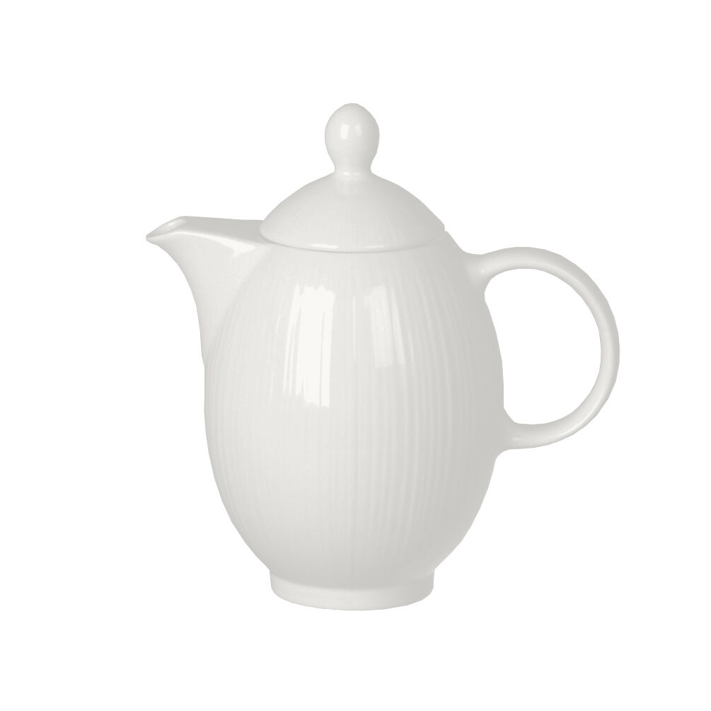 Spyro Coffeepot 34cl (12oz) Lid C731 Ceramic Tableware Coffeepot Pack of 6
