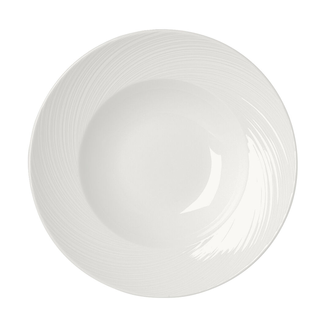 Spyro Nouveau Bowl 30cm 183.25cl  Ceramic Bowl Set Home Tableware Pack of 6