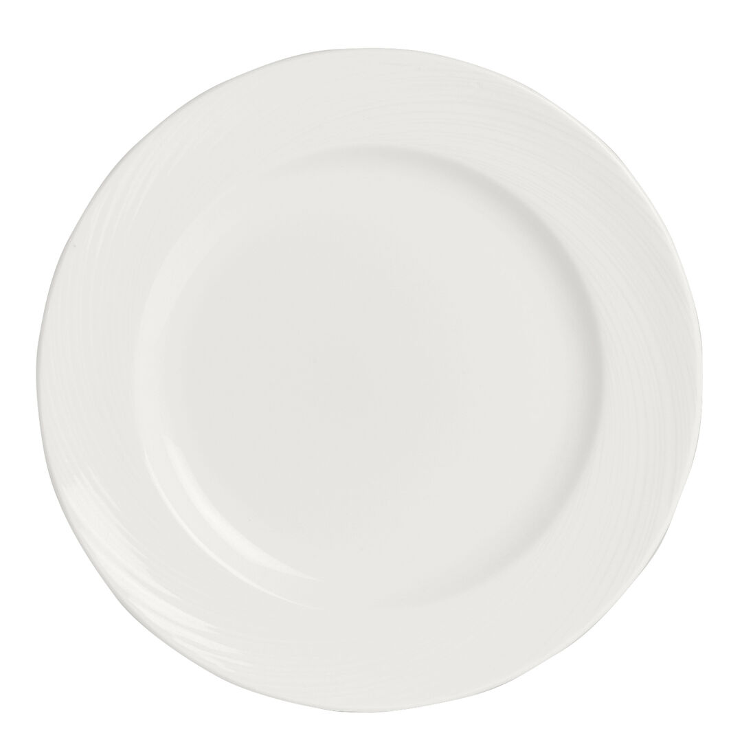 Spyro Plate 23cm (9"") Ceramic Serving Food Plate Set Bar Tableware Pack Of 24