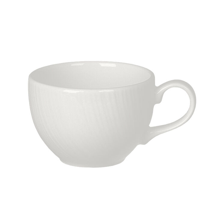 Spyro Low Cup 34cl (12oz) Ceramic Drinking Cup Set Home Tableware Pack of 36