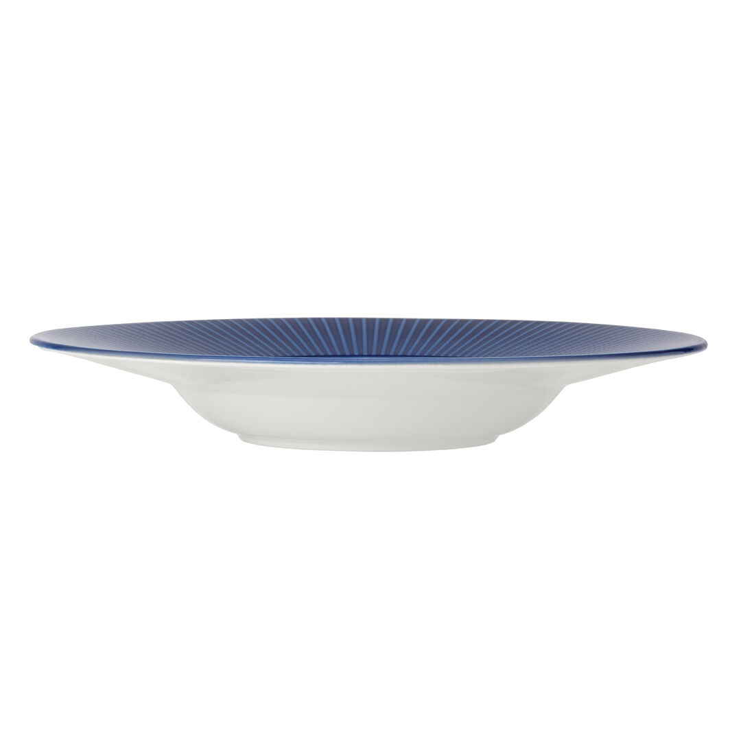 Willow Azure Gourmet Deep Rim Bowl 28.5cm (11 1/4"") Ceramic Tableware Pack of 6