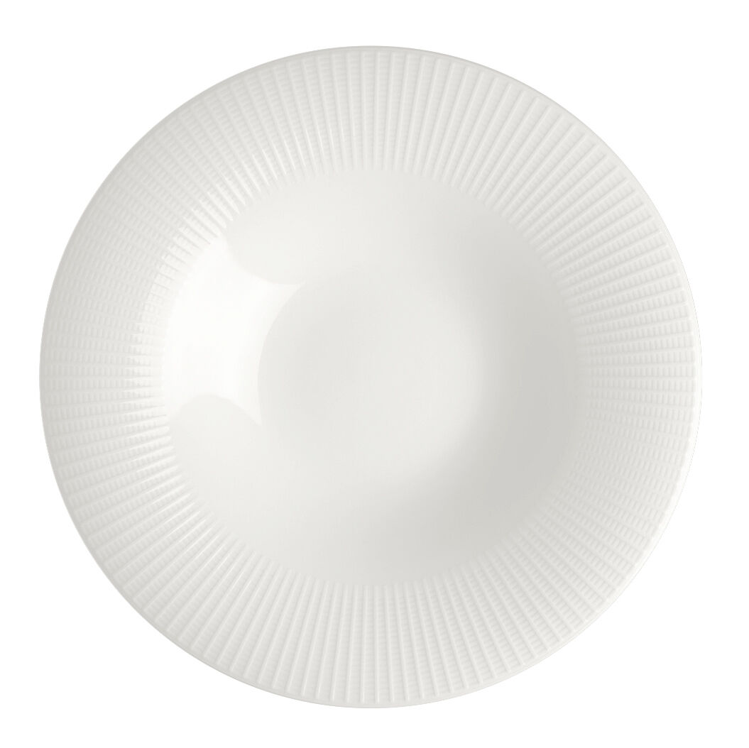 Willow Gourmet Rim Coupe Bowl 28.5cm (11 1/4"") Ceramic Bowl Tableware Pack of 6