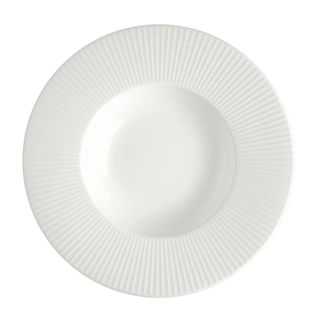 Willow Gourmet Deep Rim Bowl 28.5cm (11 1/4"") Ceramic Bowl Tableware Pack of 6
