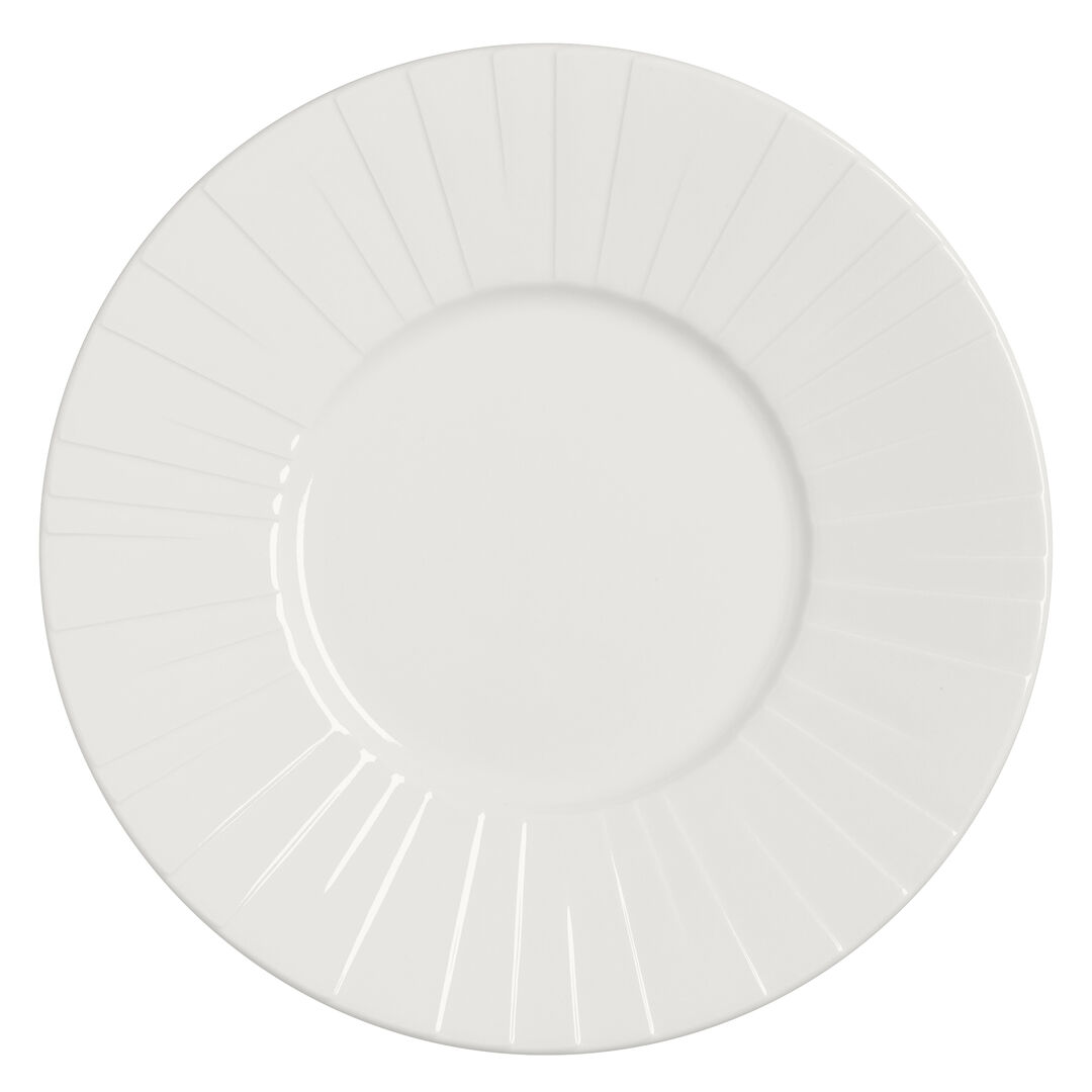 Alina Gourmet Medium Well Plate 28.5cm Ceramic Food Plate Tableware Pack of 6