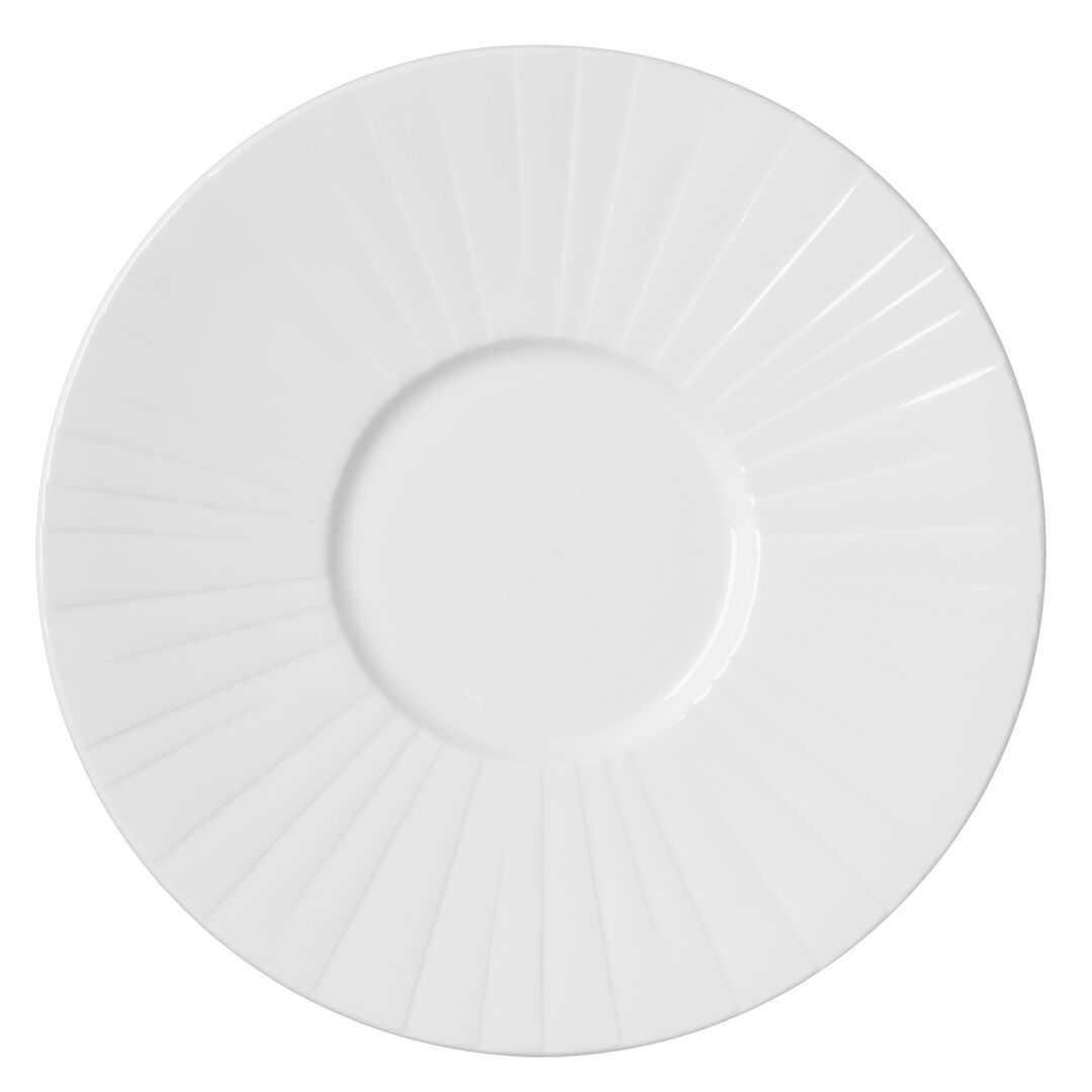 Alina Gourmet Small Well Plate 28.5cm Ceramic Food Plate Tableware Pack of 6