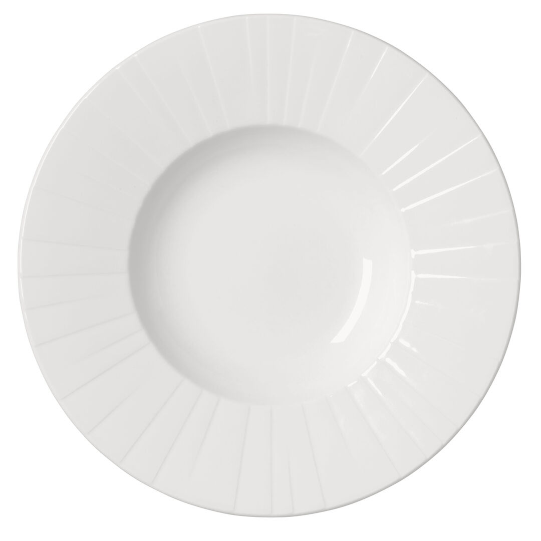 Alina Gourmet Deep Rimmed Bowl 28.5cm (11 1/4"") Ceramic Tableware Pack of 6