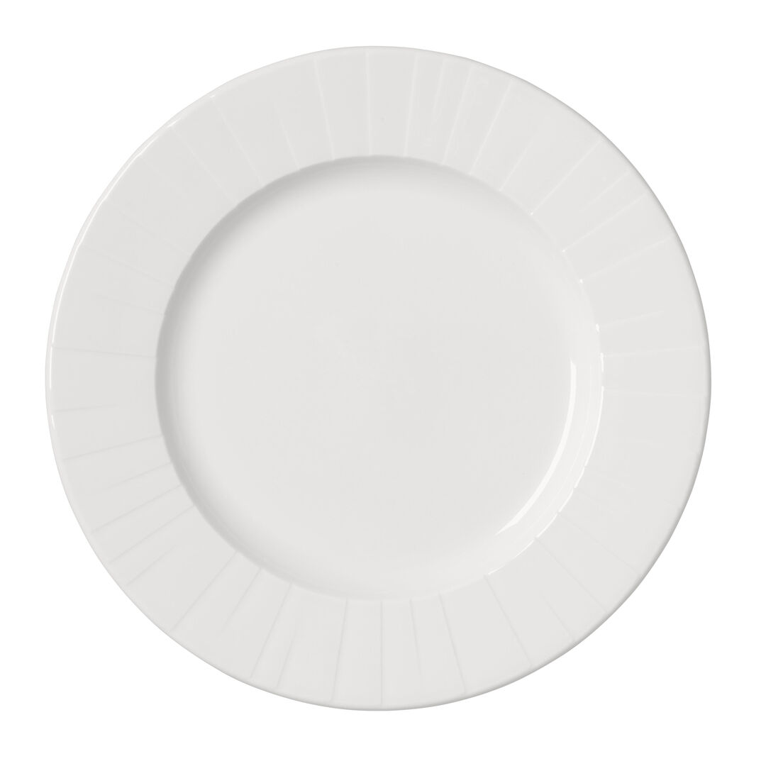 Alina Mid Rim Plate 27cm (10 5/8"") Ceramic Food Plate Tableware Pack Of 24