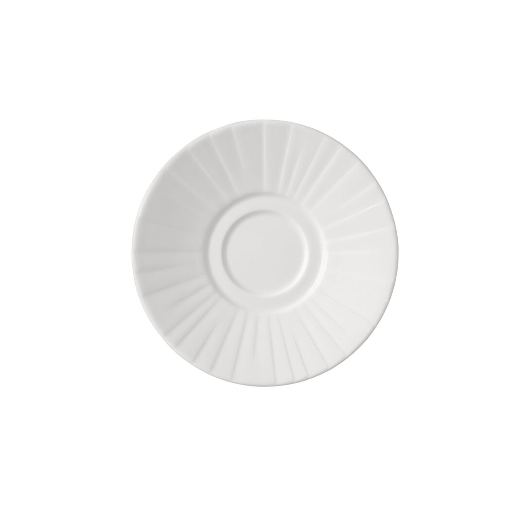 Alina Saucer 15.25cm (6"") White Ceramic Saucer Plate Set Tableware Pack of 36