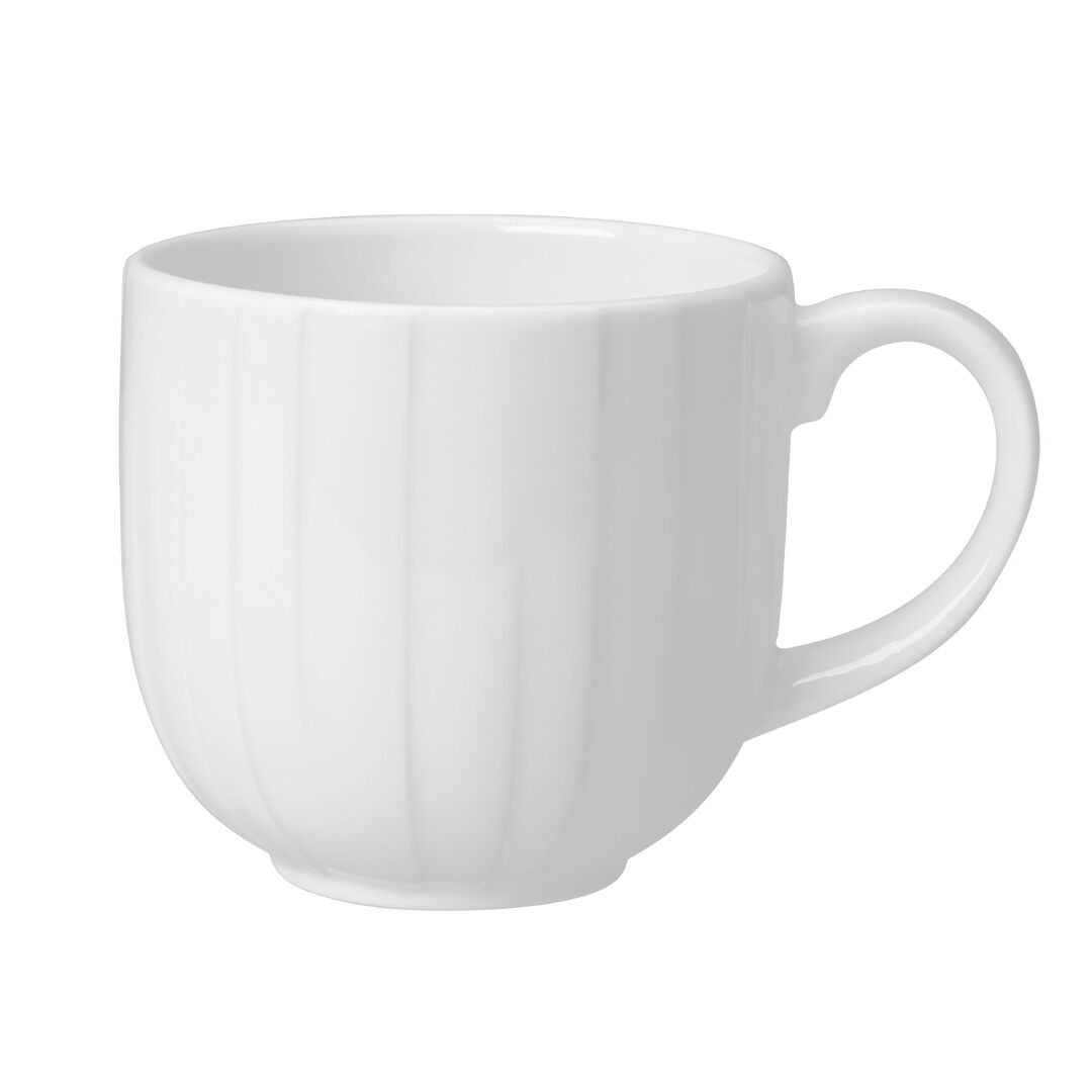 Ceramic Mug White Alina Drinking Mug 28.5cl (10oz) Home Tableware Pack Of 12