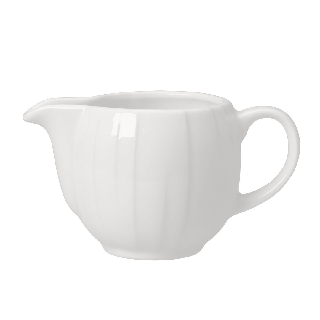 Alina jug 14.25cl (5oz) Ceramic Tableware Serving Jug Hotel Home Pack of 12