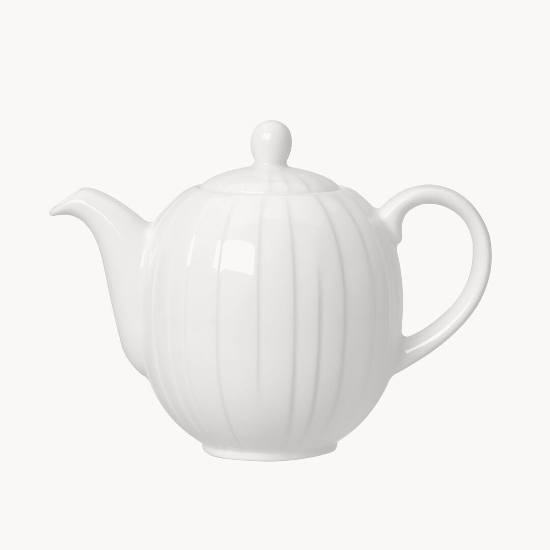 Alina Beverage Pot 60cl (21oz) Ceramic Serving Hot Drink Pot Set Pack of 6